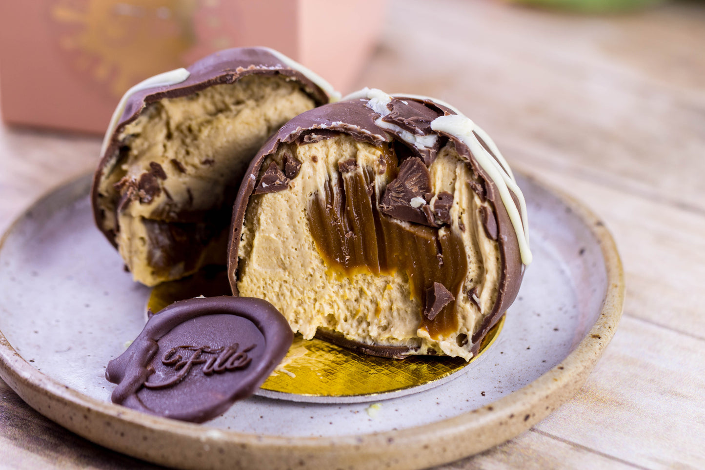 Trufa Gelato de Doce de leite