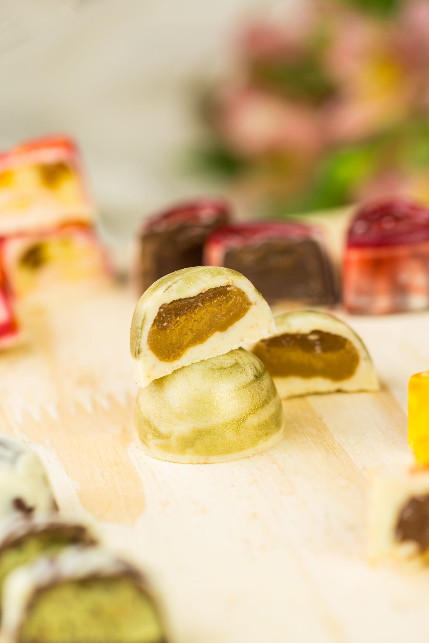 Caixa de Bombom Artístico 9 unidades