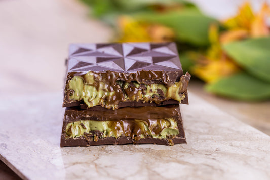 Barra de Chocolate Blend Dubai com Pistache