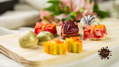 Caixa de Bombom Artístico 9 unidades