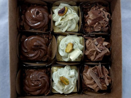 🍫 Seleção Brownie Filó - caixa com 9 unidades